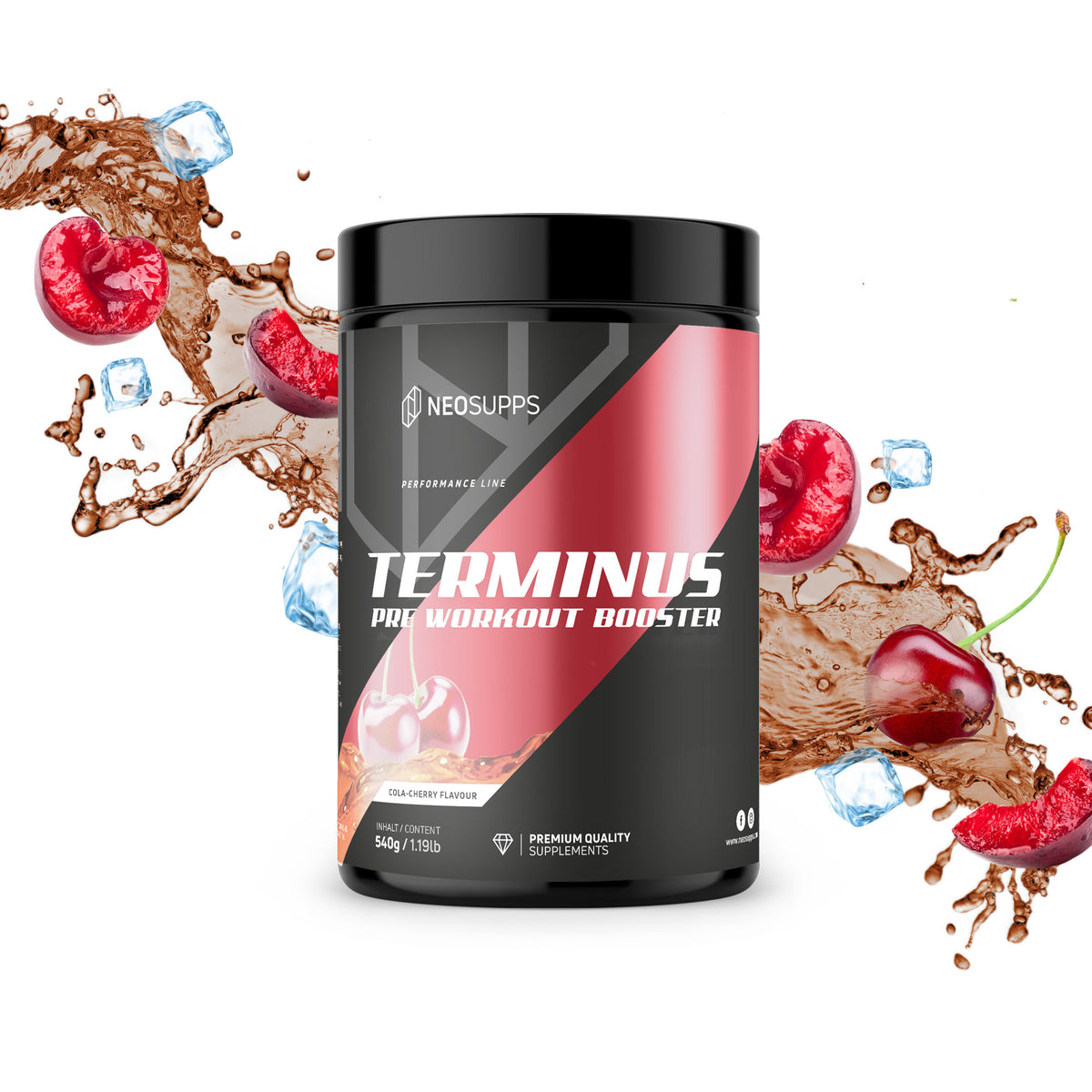 Terminus Booster - Cola-Cherry, 540g
