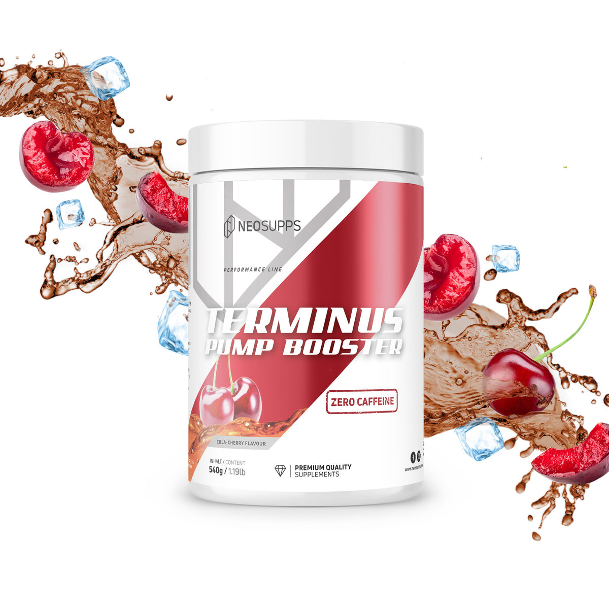 Terminus PUMP - Cola-Cherry, 540g