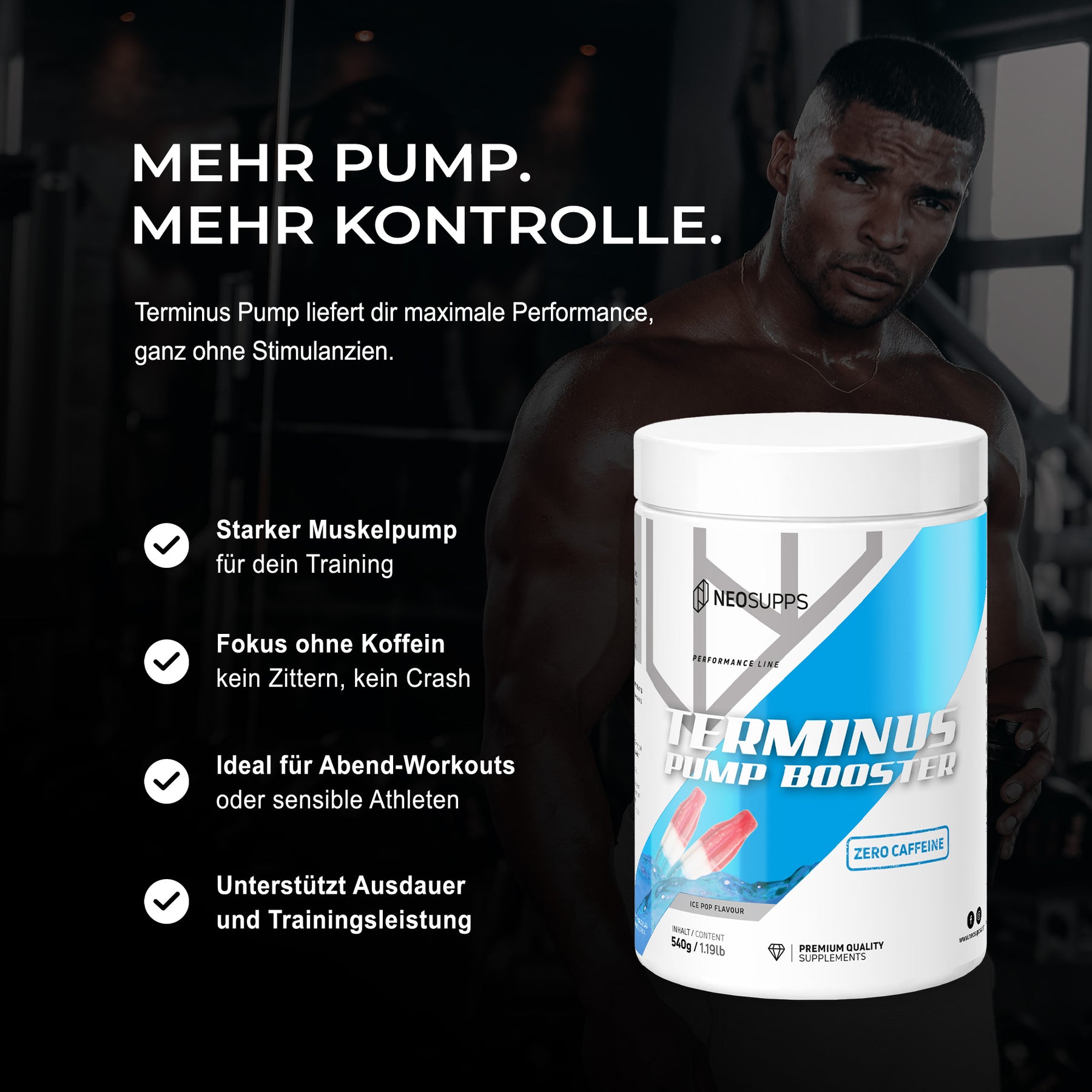 Terminus PUMP - Ice Pop, 540g