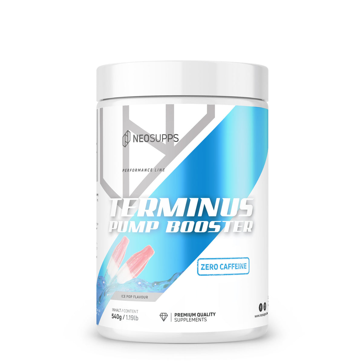 Terminus PUMP - Ice Pop, 540g