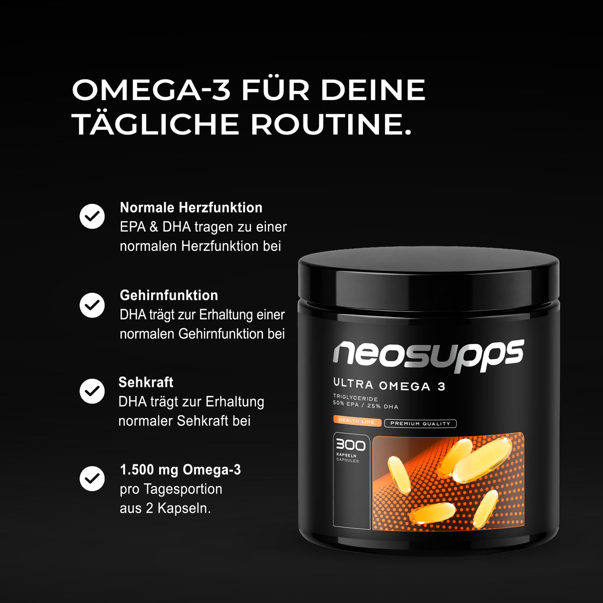 Ultra Omega 3 - 300 Kapseln