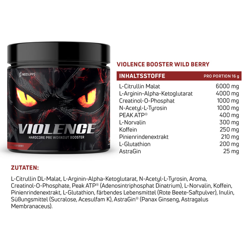 Violence Booster - Bloody Berry, 320g