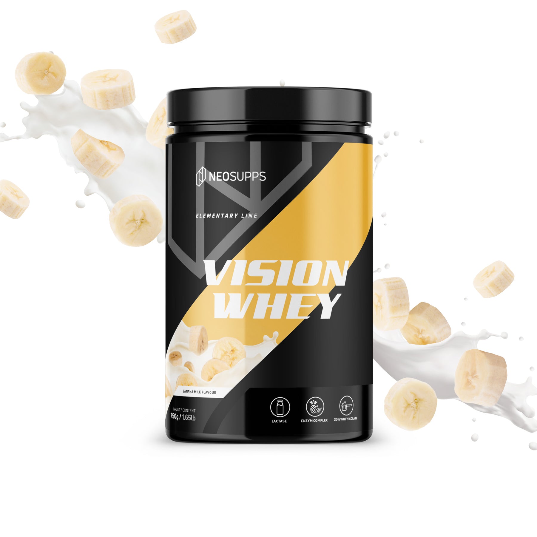 Vision Whey - Banana Milk, 750g