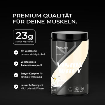 Vision Whey - Bourbon Vanilla, 750g