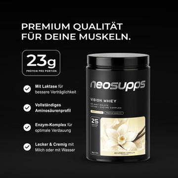 Vision Whey - Bourbon Vanilla, 750g