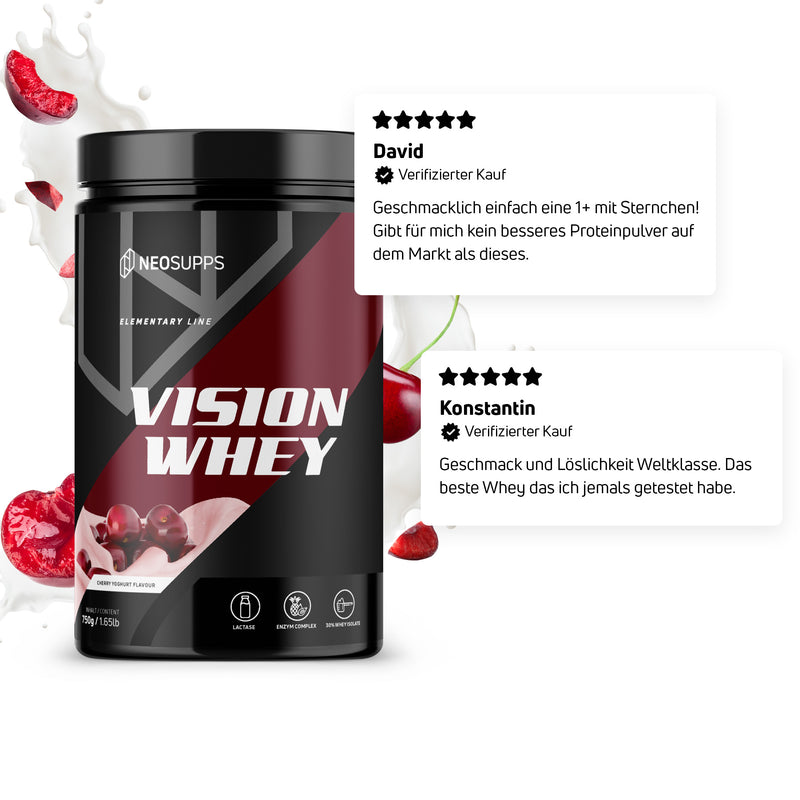 Vision Whey - Cherry Yoghurt. 750g