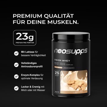 Vision Whey - Cinnamon Cereal Milk, 750g