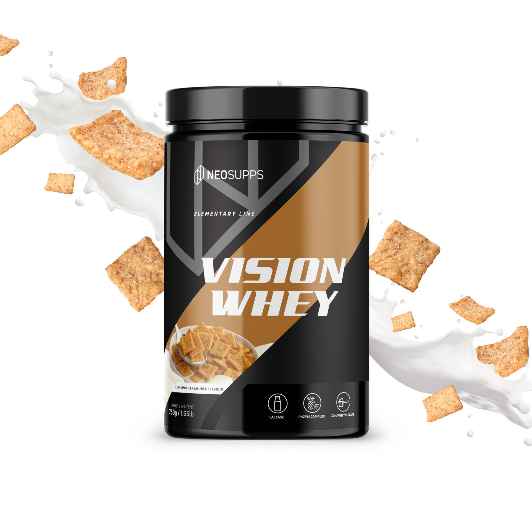 Vision Whey - Cinnamon Cereal Milk, 750g