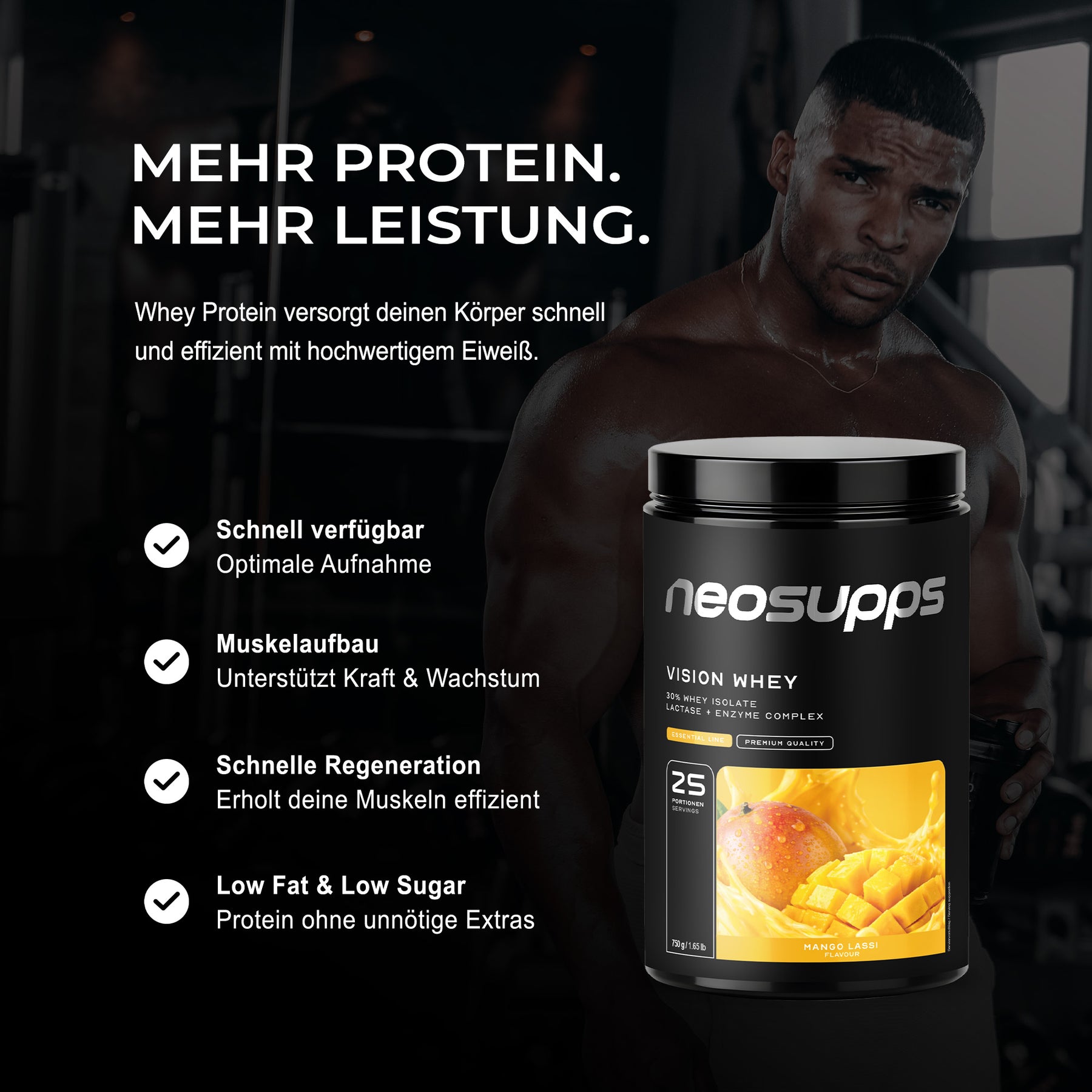 Vision Whey - Mango Lassi, 750g