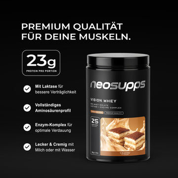 Vision Whey - Tiramisu, 750g