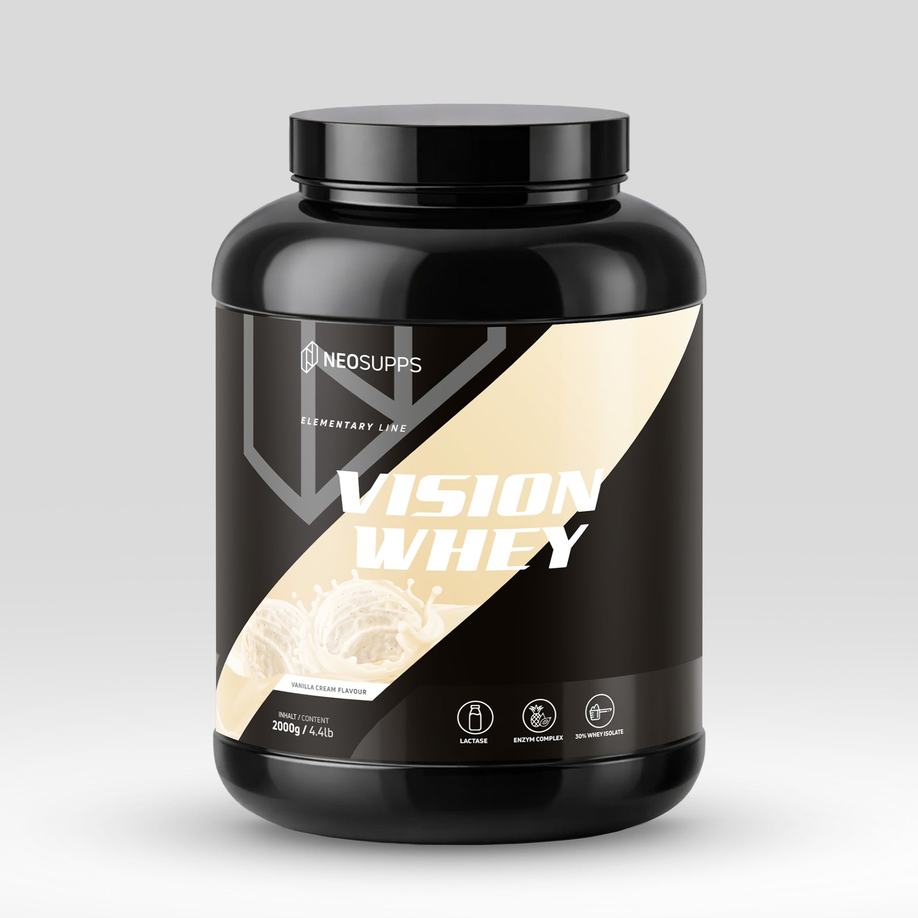 Vision Whey - Vanilla Cream, 2000g