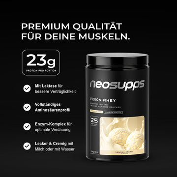 Vision Whey - Vanilla Cream, 750g