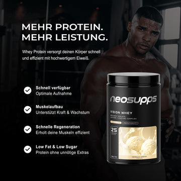 Vision Whey - Vanilla Cream, 750g