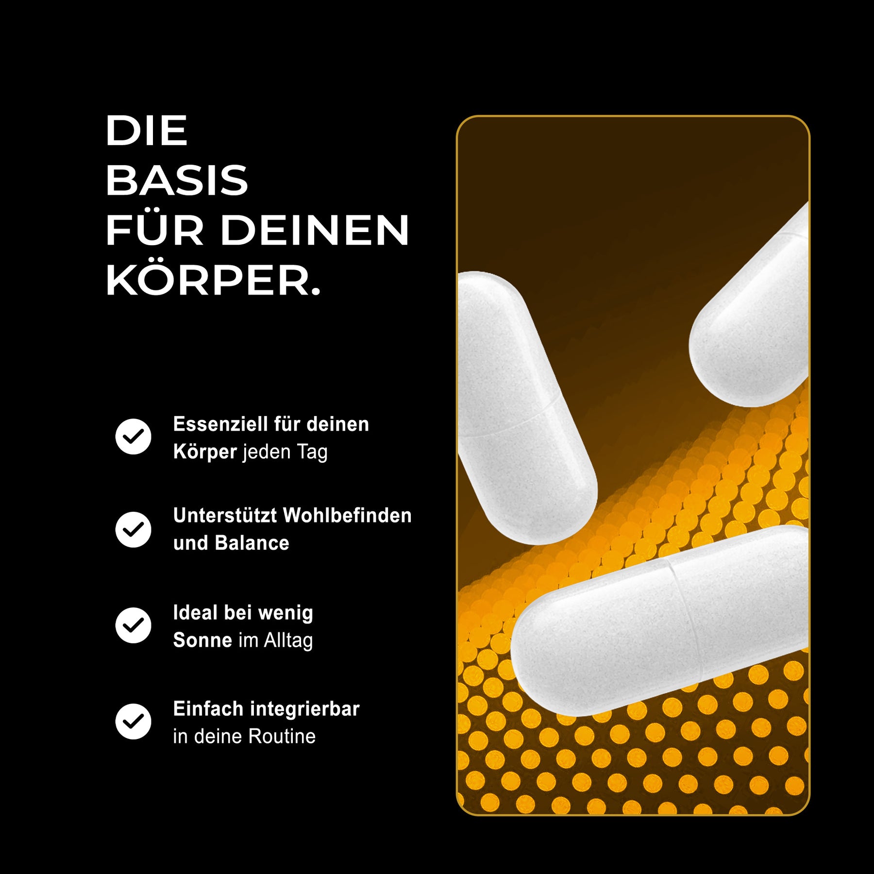 Vitamin D3 + K2 - 90 Kapseln