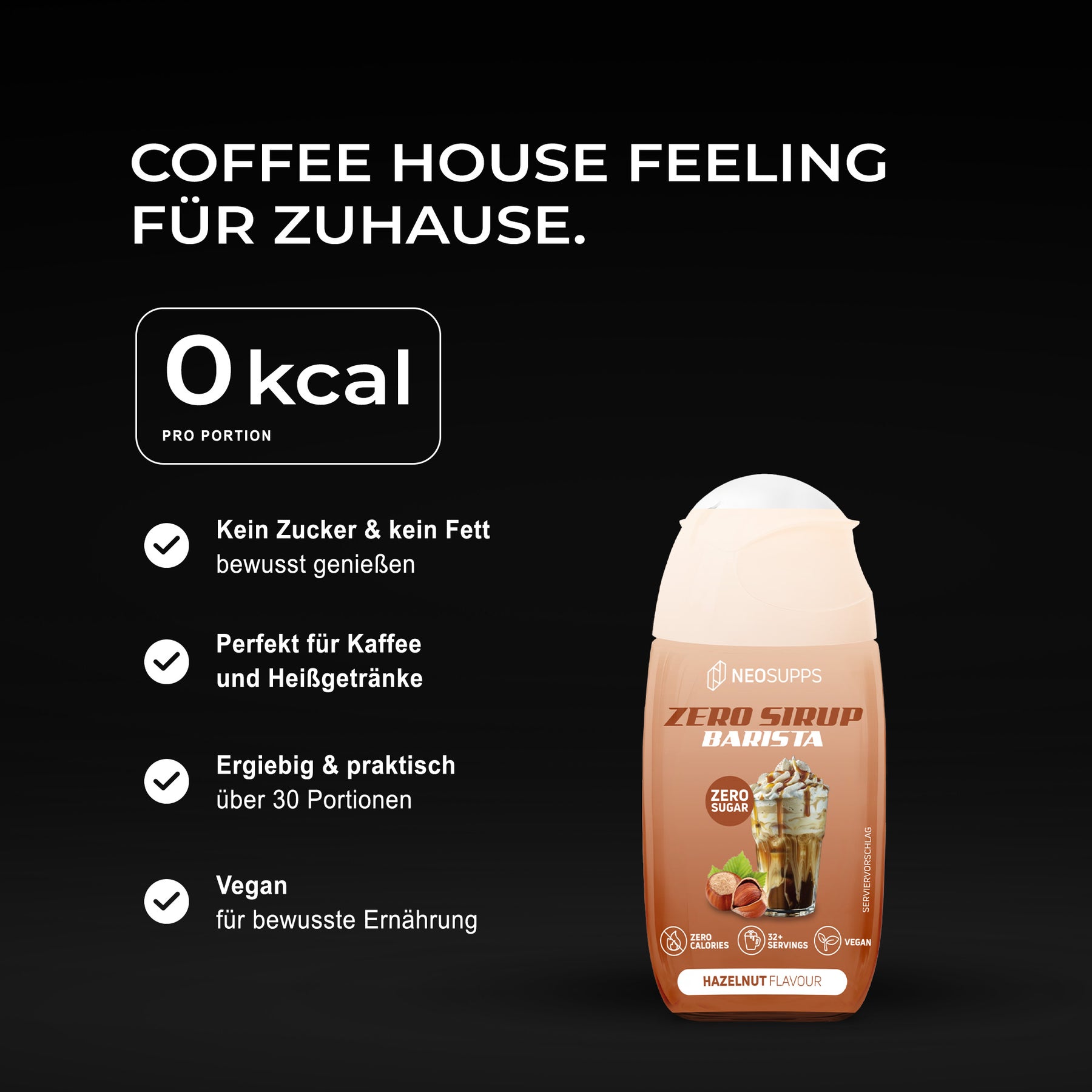 Zero Sirup Barista - Hazelnut